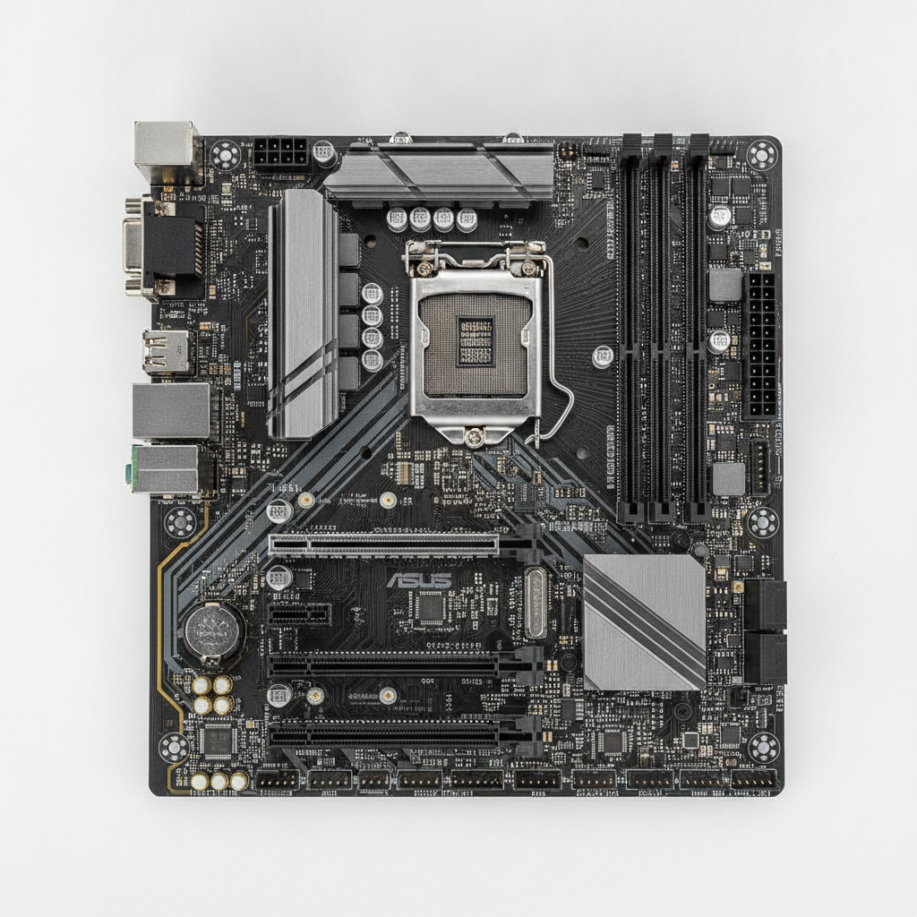 Материнская плата ASUS PRIME B760M-K (PRIME B760M-K) (Socket 1700, Intel B760, Micro-ATX) — Чипсет Intel B760 для стабильной работы