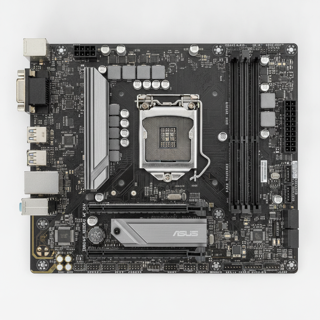 Материнська плата ASUS PRIME B760M-K (PRIME B760M-K) (Socket 1700, Intel B760, Micro-ATX) — Чипсет Intel B760 для стабільної роботи