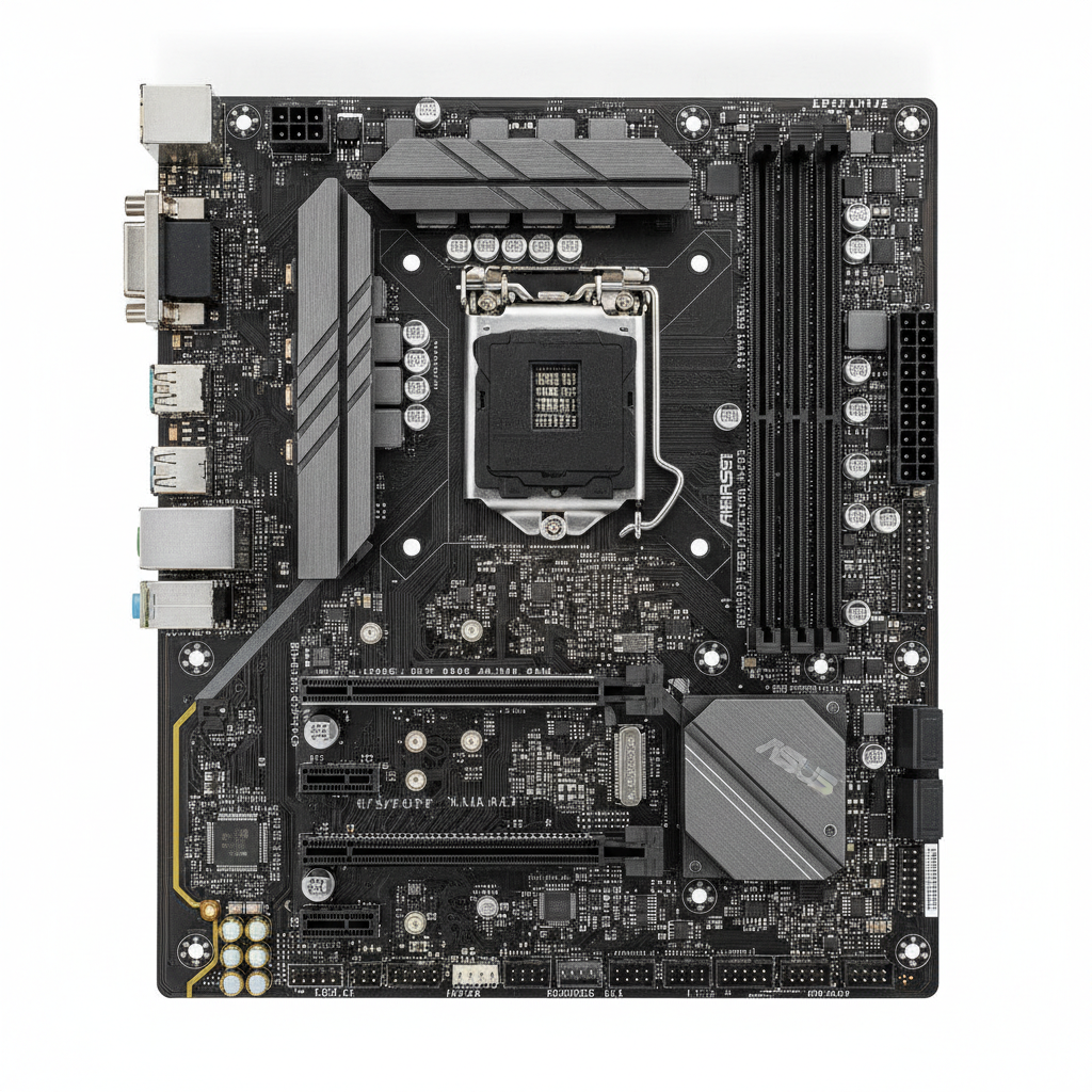 Материнская плата ASUS PRIME B760M-K (PRIME B760M-K) (Socket 1700, Intel B760, Micro-ATX) — 24+8-контактные разъемы питания для стабильности системы