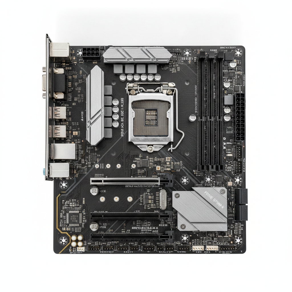 Материнська плата ASUS PRIME B760M-K (PRIME B760M-K) (Socket 1700, Intel B760, Micro-ATX) — 24+8-контактні роз’єми живлення для стабільності системи
