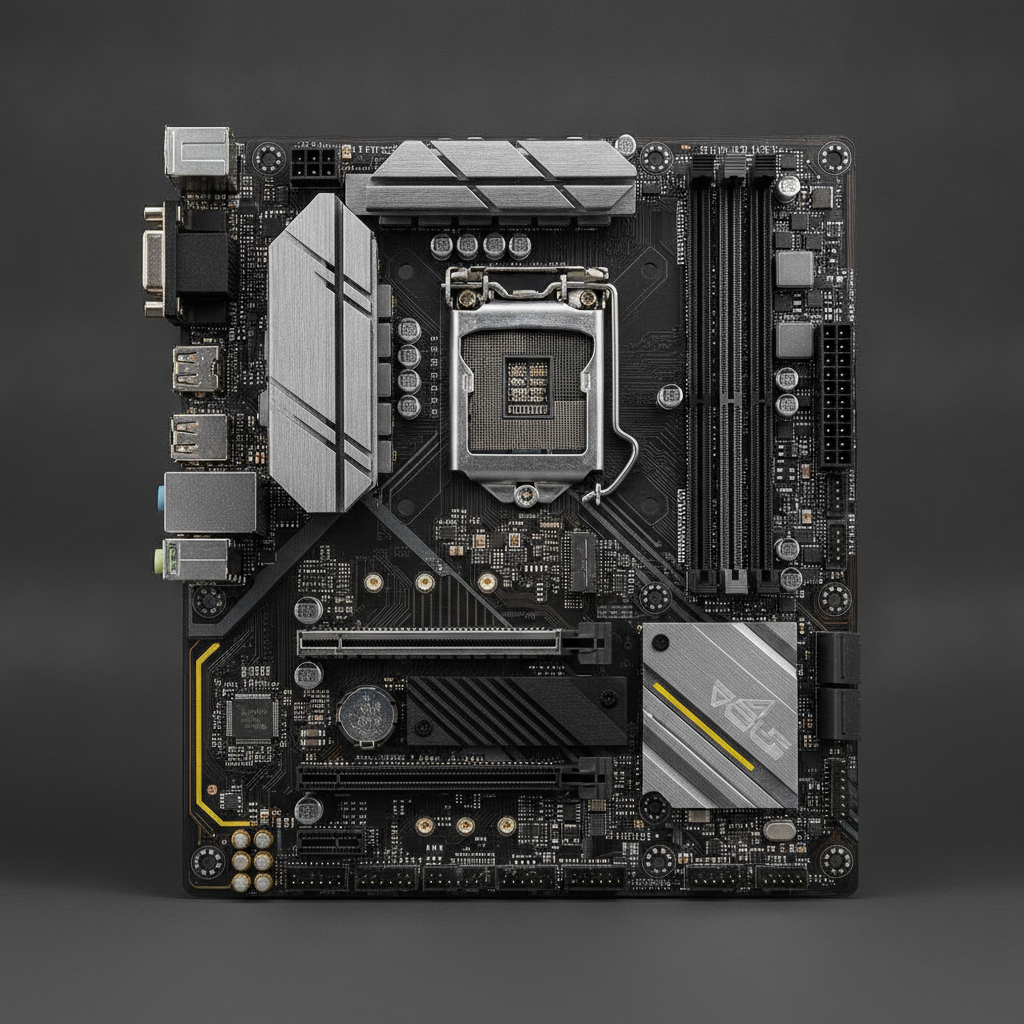 Материнская плата ASUS TUF GAMING B760M-PLUS (TUF GAMING B760M-PLUS) (Socket 1700, Intel B760, Micro-ATX) — Socket 1700: совместимость с современными процессорами Intel