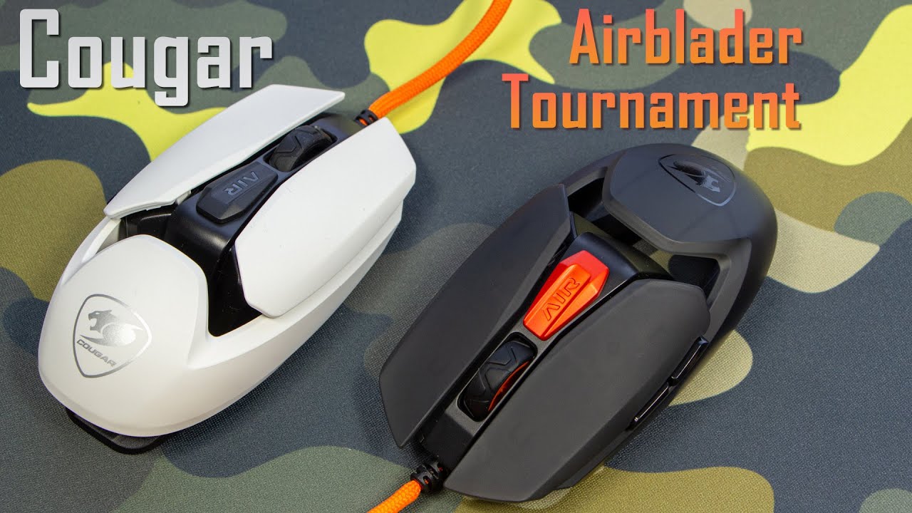 Миша Cougar AirBlader Tournament USB White (AirBlader Tournament (White)) — Ігрове призначення для максимального контролю
