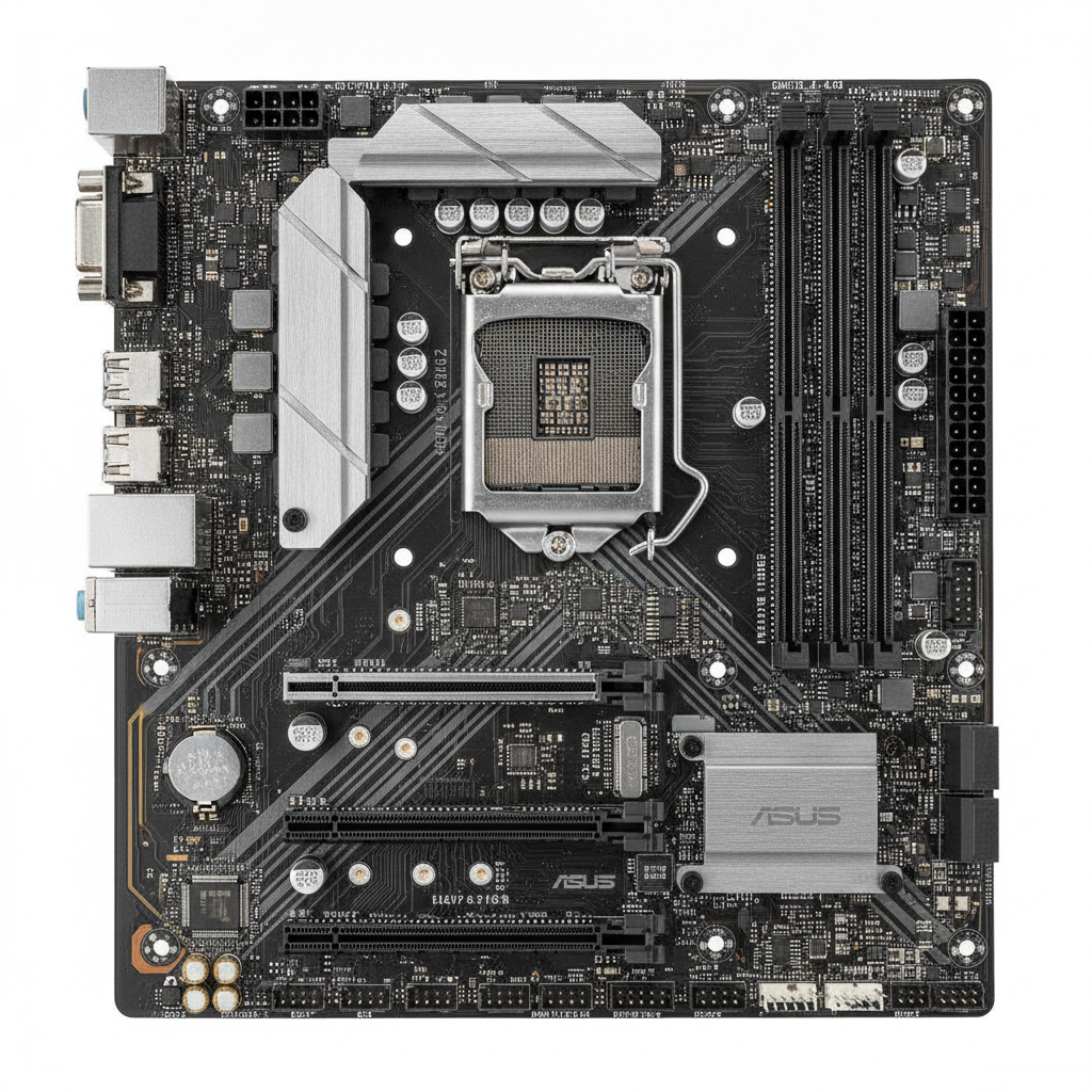 Материнская плата ASUS PRIME B760M-A-CSM (PRIME B760M-A-CSM) (Socket 1700, Intel B760, Micro-ATX) — Основные разъёмы питания 24+8 для стабильности системы