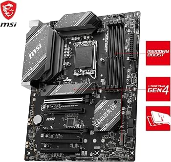 Материнська плата MSI B760 GAMING PLUS WIFI (B760 GAMING PLUS WIFI) (Socket 1700, Intel B760, ATX) — Intel B760: сучасний чипсет для ігор