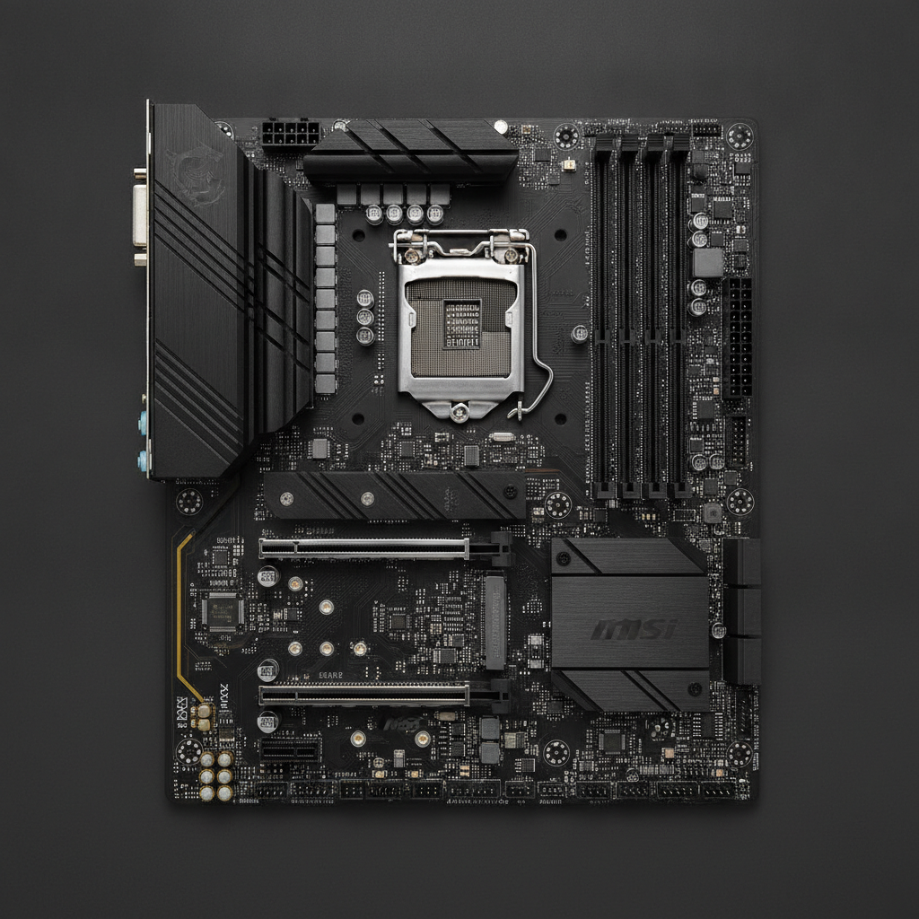 Материнская плата MSI B760 GAMING PLUS WIFI (B760 GAMING PLUS WIFI) (Socket 1700, Intel B760, ATX) — Основные разъемы питания 24+8+4 для стабильности системы