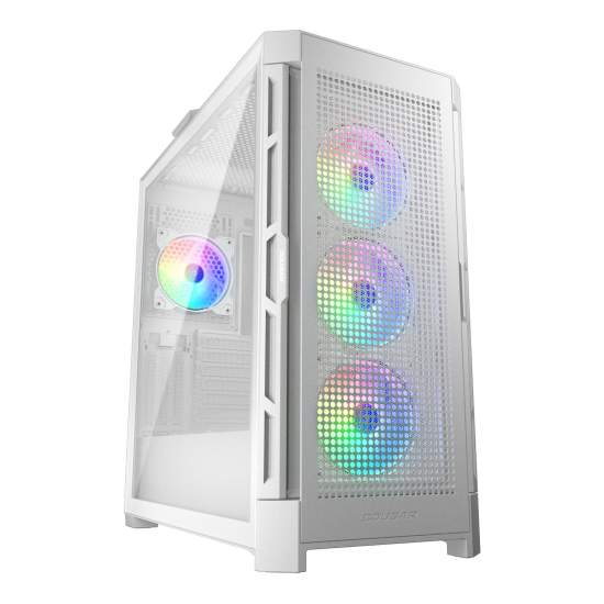 Корпус Cougar Duoface Pro RGB (White) (Duoface Pro RGB (White)) — Игровой корпус с RGB-подсветкой