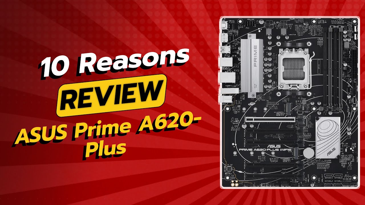 Материнська плата ASUS PRIME A620M-K (PRIME A620M-K) (Socket AM5, AMD A620, Micro-ATX) — Чипсет AMD A620 для стабільної роботи