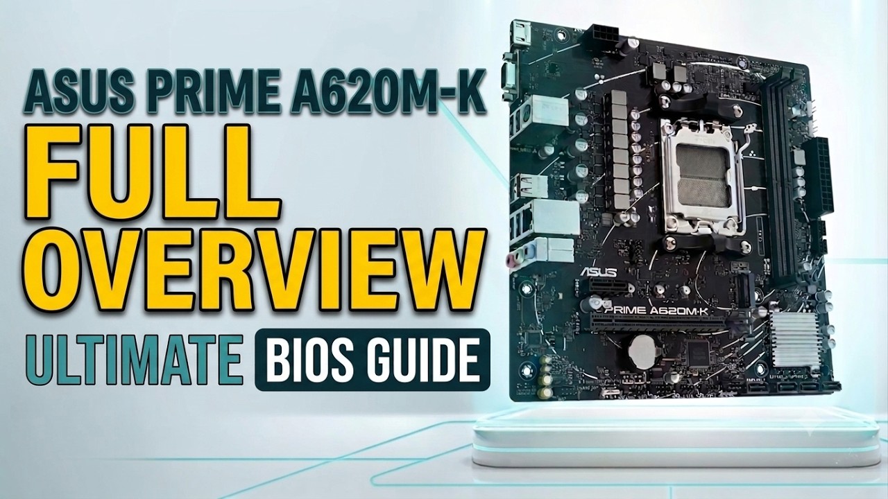 Материнская плата ASUS PRIME A620M-K (PRIME A620M-K) (Socket AM5, AMD A620, Micro-ATX) — Micro-ATX форм-фактор для компактных систем