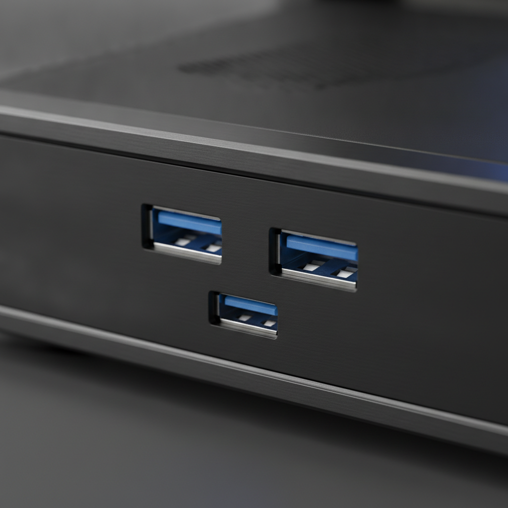 Корпус Cougar MX360 RGB (MX360 RGB) — Порти USB 2.0 і USB 3.2 для підключення пристроїв