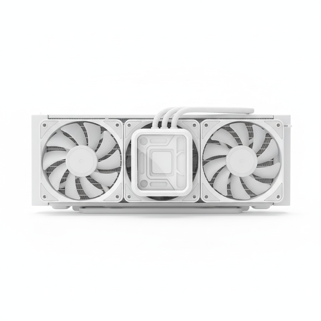 СВО Jonsbo TG-360 White (Intel LGA1700/1200/115X/2011; AMD AM4/AM5/4PIN PWM) (TG-360 White) — 4-pin PWM роз'єм для керування вентилятором