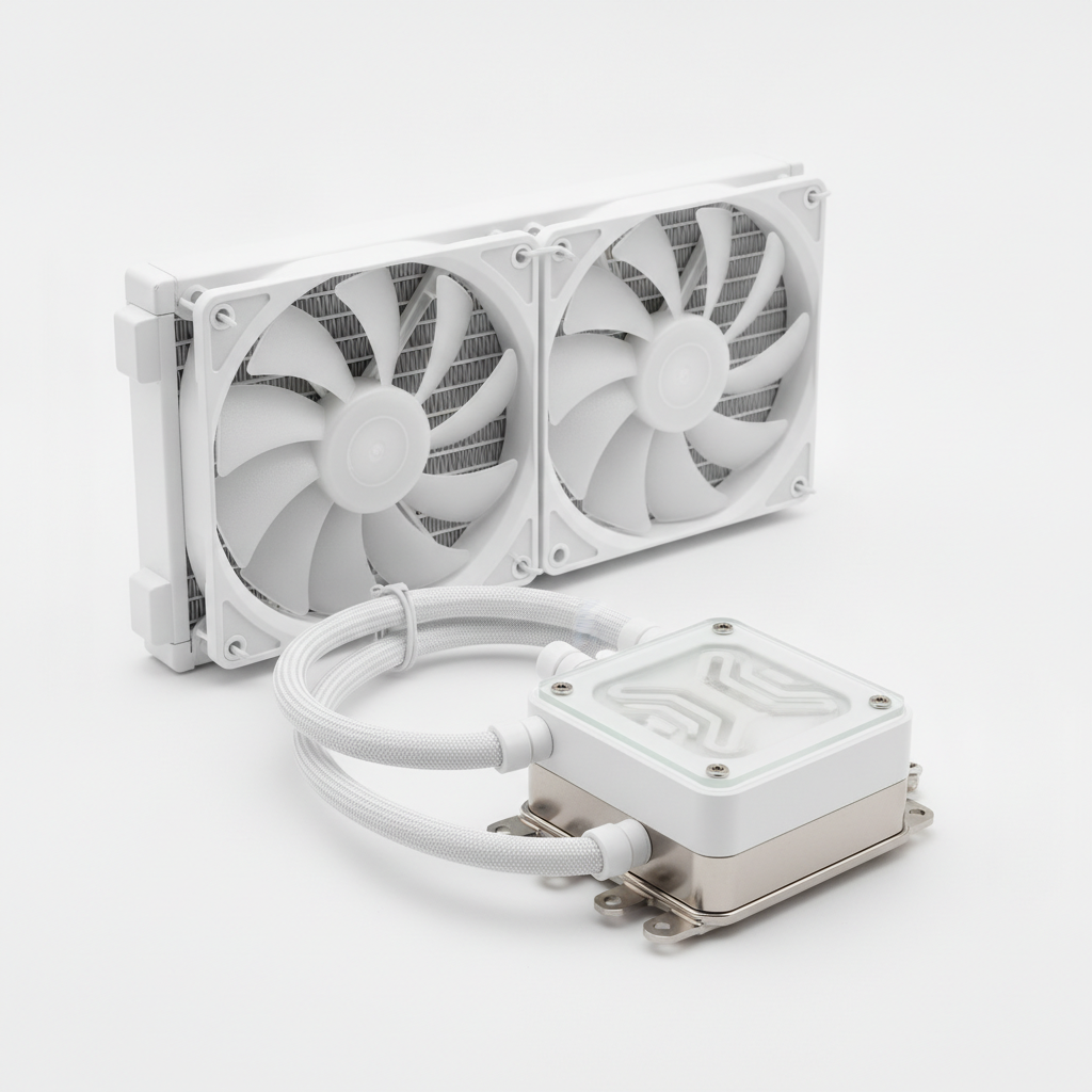СВО Jonsbo TG-240 White (Intel LGA1700/1200/115X/2011; AMD AM4/AM5/4PIN PWM) (TG-240 White) — 4-pin роз'єм для стабільного живлення вентилятора