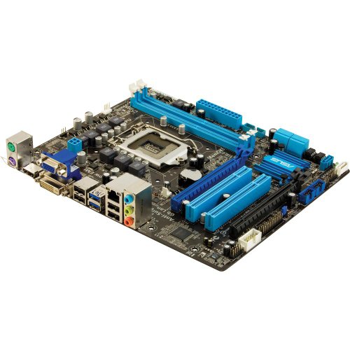 Материнская плата ASUS P8B75-M LE (P8B75-M LE) (Socket 1155, Intel B75, Micro-ATX) Б/у,U1 — Micro-ATX форм-фактор: компактность и совместимость