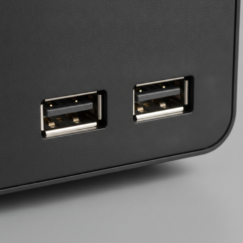 Корпус Vinga CS313B (CS313B) — Порты USB 2.0 для быстрого подключения периферии