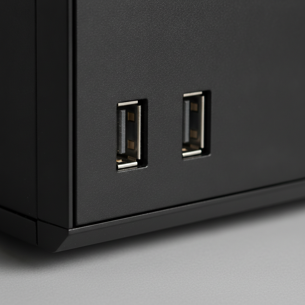 Корпус Vinga CS312B (CS312B) — Порти USB 2.0 для швидкого підключення