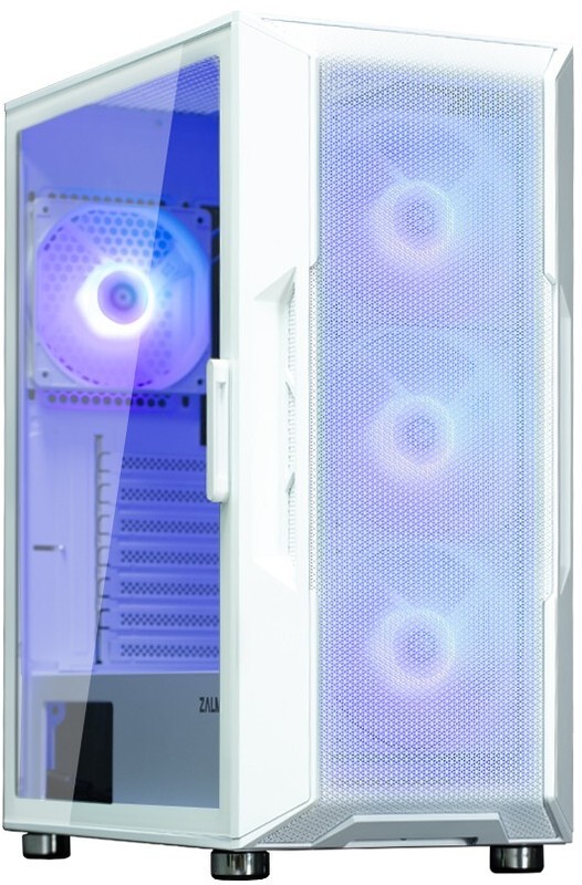 Корпус Zalman I3 Neo Mesh Tempered Glass без БЖ White (I3NEOWHITE) — Midi-Tower корпус для ефективного охолодження