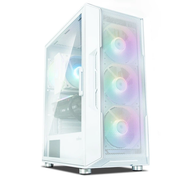Корпус Zalman I3 Neo Mesh Tempered Glass без БЖ White (I3NEOWHITE)