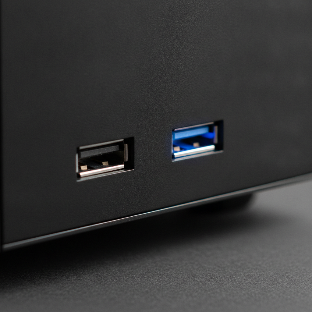 Корпус GameMax Storm Black (Storm Black) — Порти USB 2.0 і USB 3.1 для підключення
