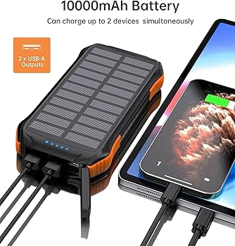 Павербанк Choetech Black-orange 10 000 mAh / 10 Вт (B659-OR) — Ємність батареї 10 000 mAh для тривалого живлення