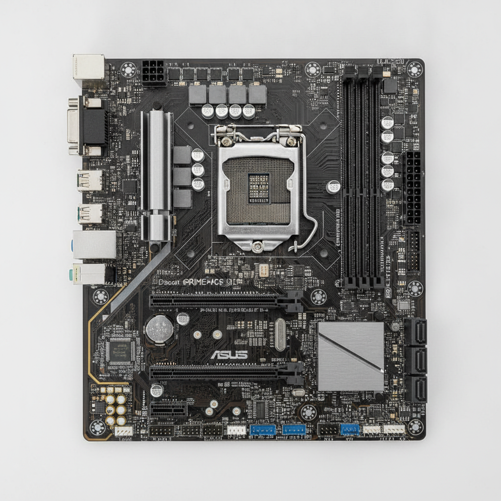 Материнская плата ASUS PRIME B550M-A/CSM (Prime B550M-A/CSM) (Socket AM4, AMD B550, Micro-ATX) — Сокет AM4: совместимость с процессорами AMD Ryzen