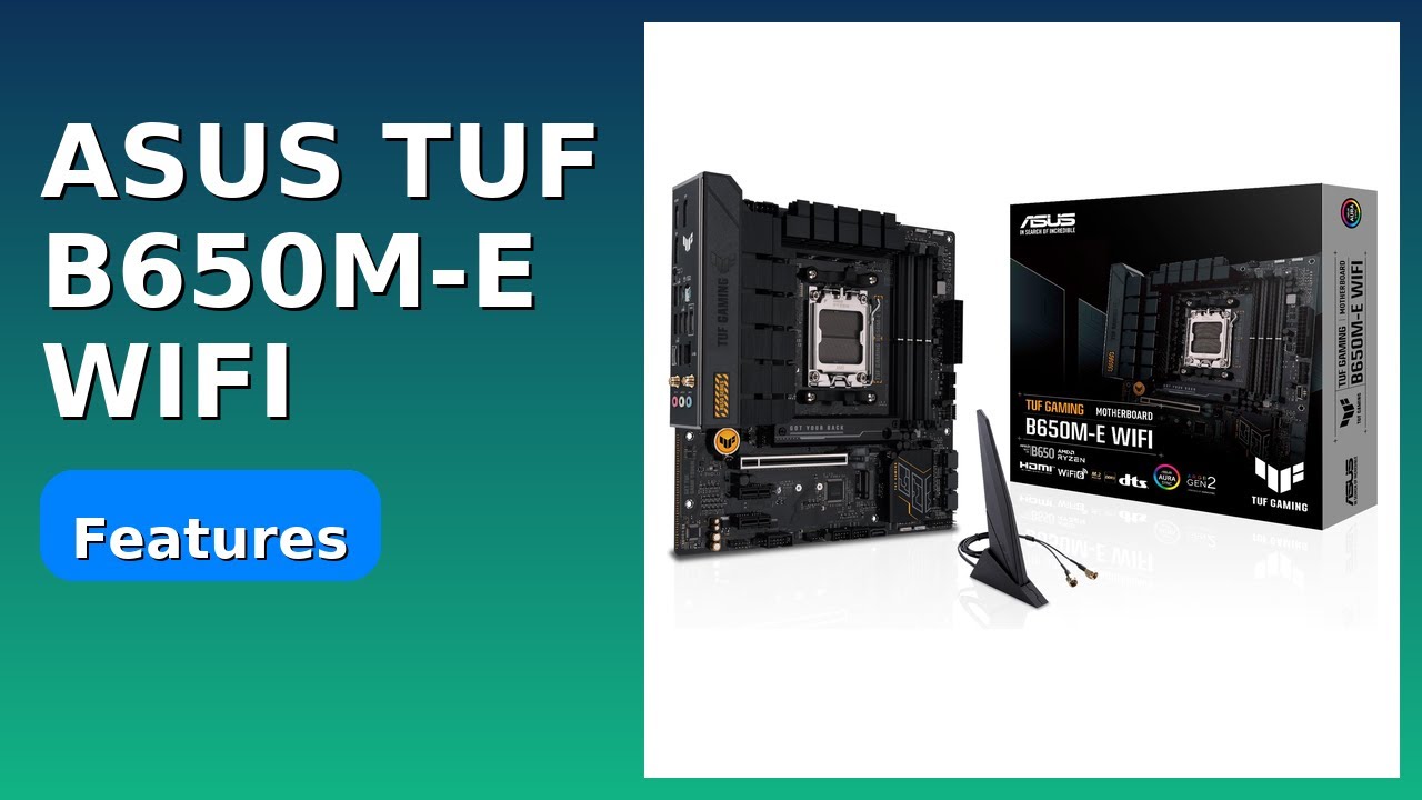 Материнська плата ASUS TUF GAMING B650M-PLUS WIFI (TUF GAMING B650M-PLUS WIFI) (Socket AM5, AMD B650, Micro-ATX) — Socket AM5: новий стандарт сумісності процесорів