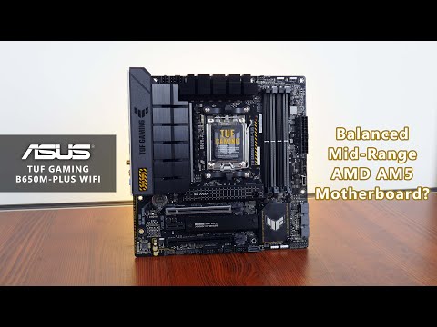 Материнська плата ASUS TUF GAMING B650M-PLUS WIFI (TUF GAMING B650M-PLUS WIFI) (Socket AM5, AMD B650, Micro-ATX) — Micro-ATX форм-фактор для компактних систем