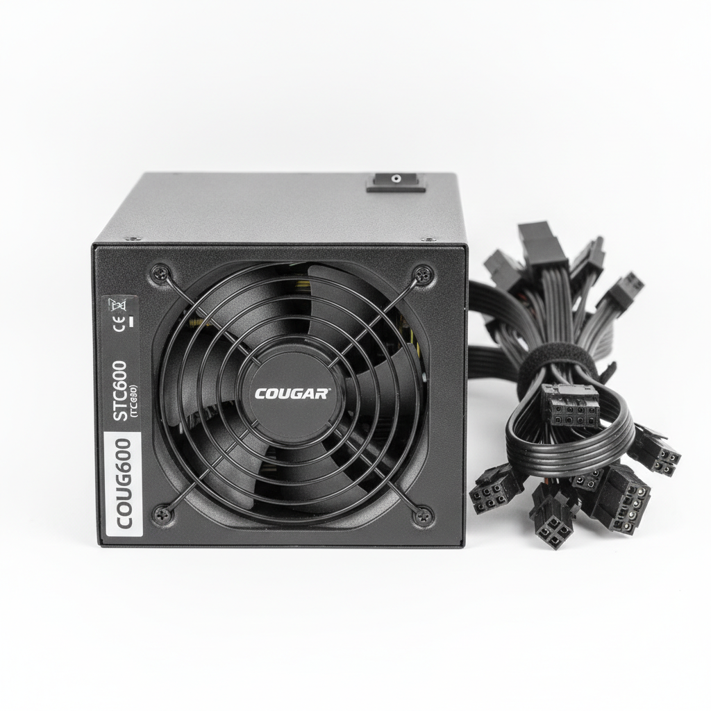 Блок питания Cougar STC600 (STC600) — Мощность 600 Вт для стабильной работы