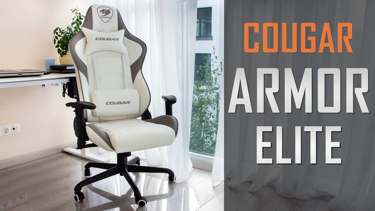 Игровое кресло Cougar ARMOR ELITE (Armor ELITE) — Экокожа: комфорт и долговечность обивки