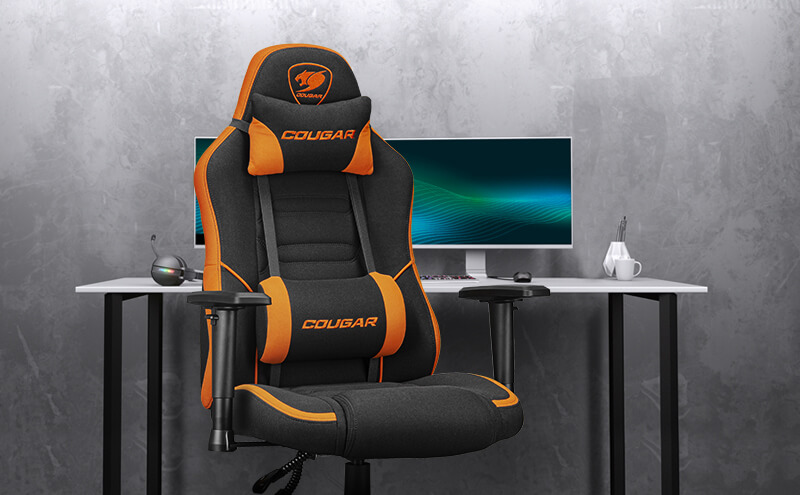 Игровое кресло Cougar Fusion S Black/Orange (Fusion S) — Максимальная нагрузка до 120 кг