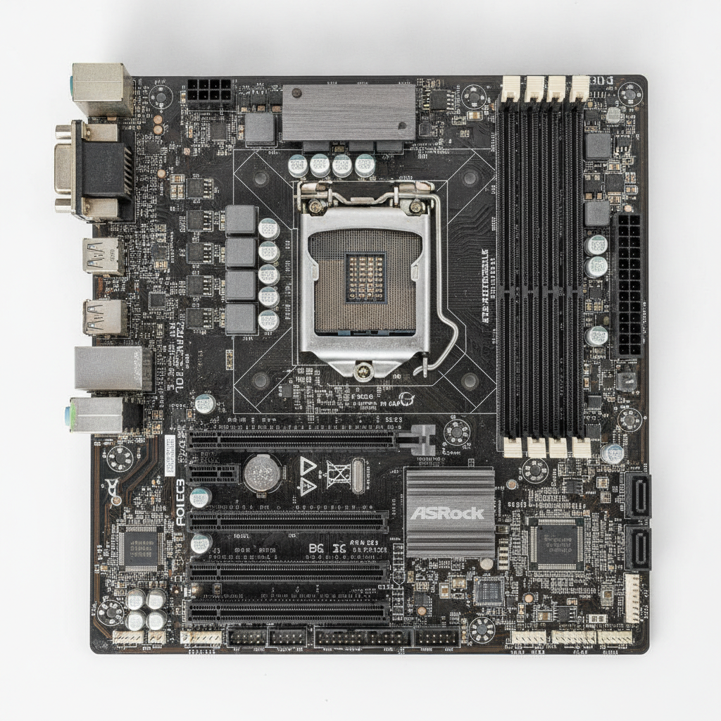 Материнская плата AsRock H81 Pro BTC (H81 Pro BTC) (Socket 1150, Intel H81, ATX) Б/у — 24+8-контактные разъемы питания для стабильности системы