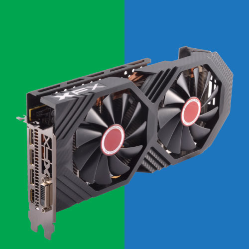Видеокарта XFX AMD Radeon RX 580 8Gb OC+ XXX EDITION (RX-580P8D VA.3) (GDDR5, 256 bit, PCI-E 3.0 x16) Б/у — Объём видеопамяти 8 Гб для игр