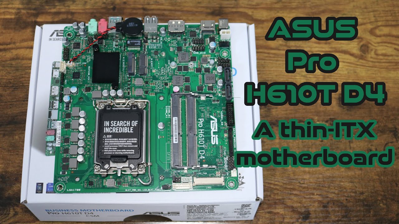 Материнська плата ASUS PRO H610T-CSM (PRO H610T-CSM) (Socket 1700, Intel H610, Mini-ITX) — 24+4-контактні роз'єми живлення для стабільності системи