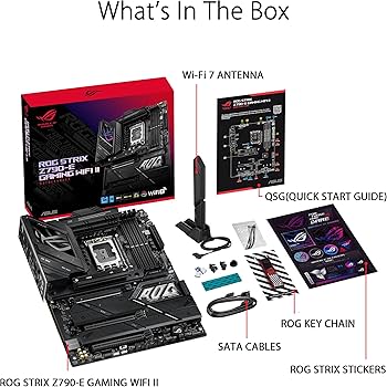 Материнская плата ASUS ROG STRIX Z790-E GAMING WIFI (ROG STRIX Z790-E GAMING WIFI) (Socket 1700, Intel Z790, ATX) Б/у — Чипсет Intel Z790: мощность и функции