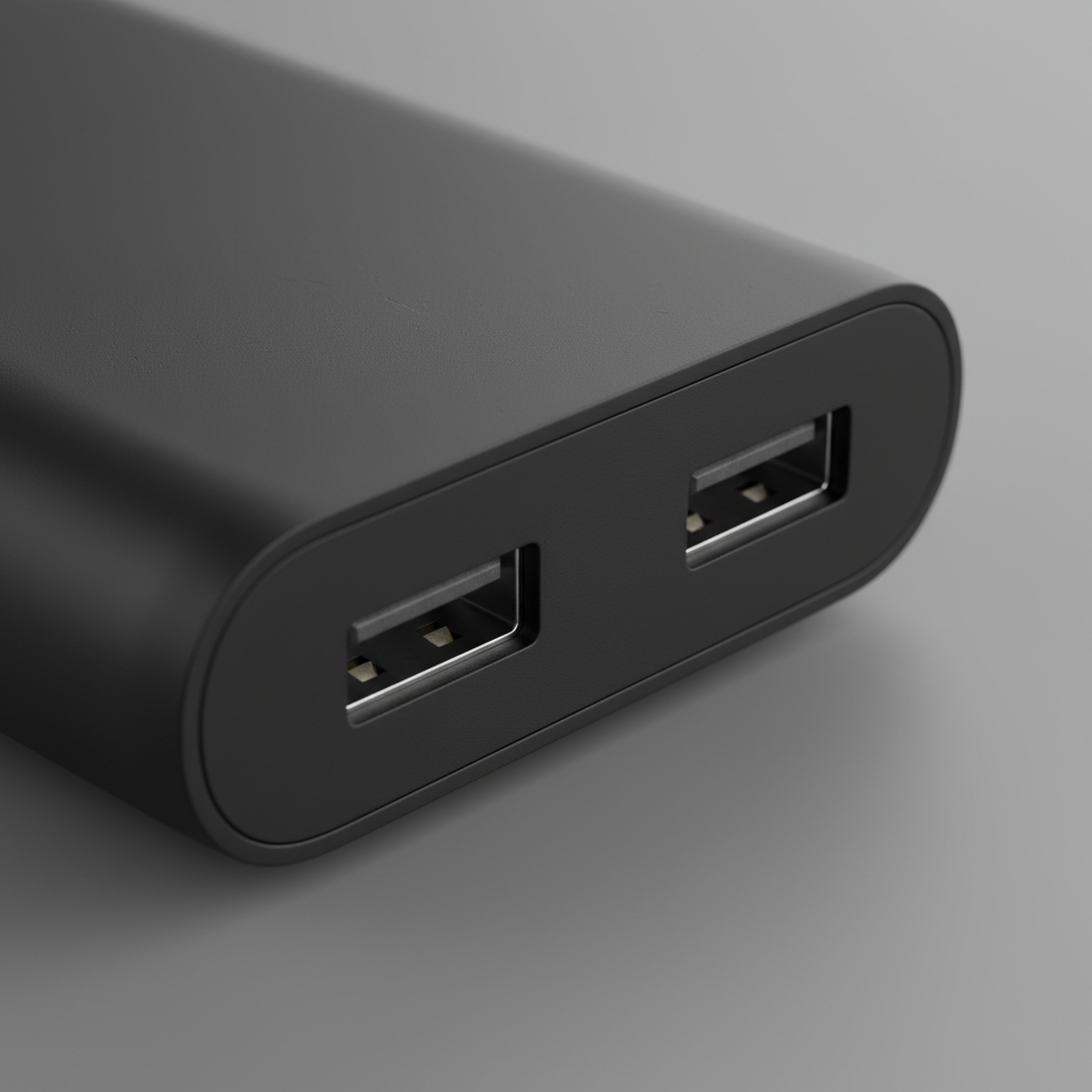 Павербанк ColorWay Black 10 000 mAh / 18 Вт (CW-PB100LPG3BK-PD) — Підтримка одночасної зарядки двох пристроїв