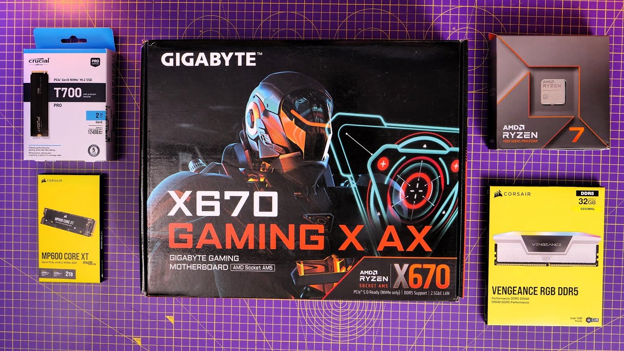 Материнская плата Gigabyte X670 GAMING X AX (X670 GAMING X AX) (Socket AM5, AMD X670, ATX) Б/у — Форм-фактор ATX для оптимального размещения компонентов
