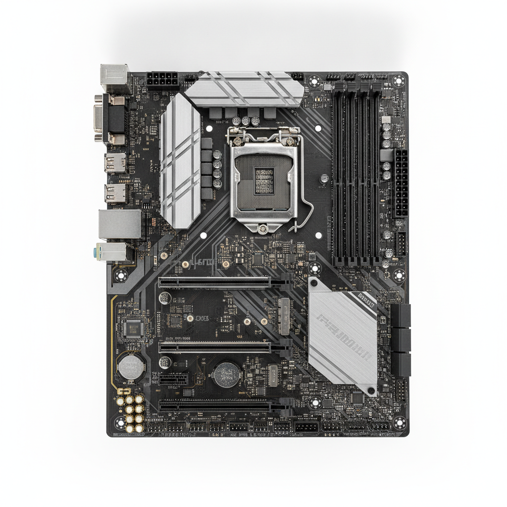Материнская плата ASUS PRIME B650-PLUS (PRIME B650-PLUS) (Socket AM5, AMD B650, ATX) Б/у — Основные разъемы питания 24+8 контактов