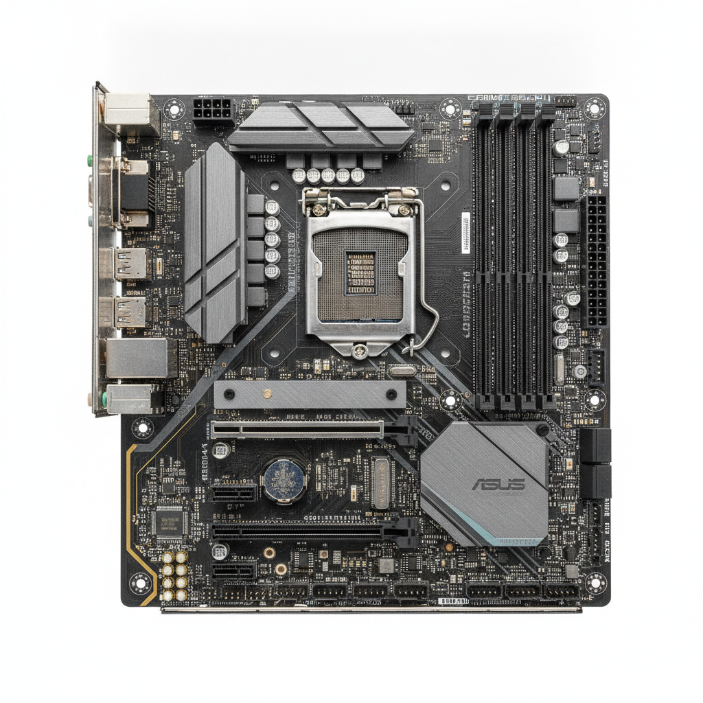 Материнська плата ASUS PRIME B650-PLUS (PRIME B650-PLUS) (Socket AM5, AMD B650, ATX) Б/в — Основні роз'єми живлення 24+8 контакти