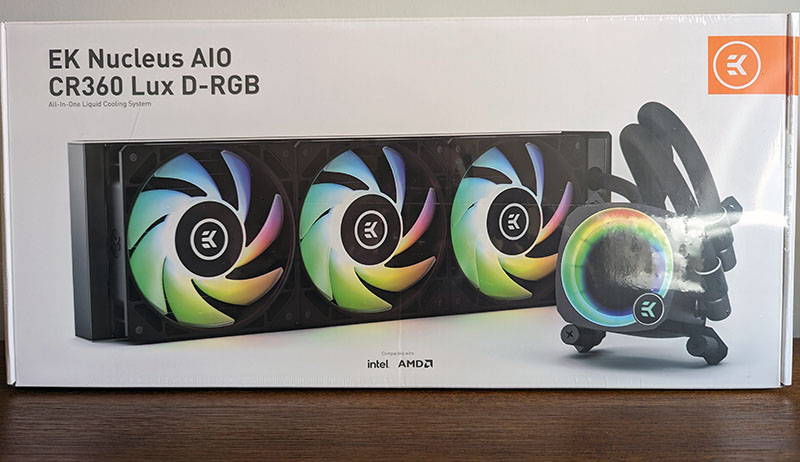 СВО EKWB EK-Nucleus AIO CR360 Dark (3831109900178) — 4-pin разъем для подключения вентилятора