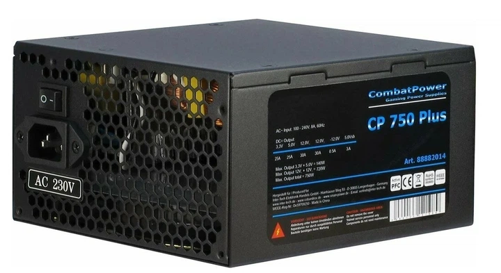 Блок живлення Chieftec Atmos 750W (CPX-750FC) — Форм-фактор ATX для сумісності корпусів