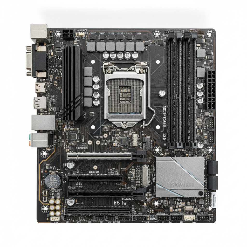 Материнська плата GIGABYTE B650M S2H (B650M S2H) (Socket AM5, AMD B650, Micro-ATX) — Чипсет AMD B650 для стабільної роботи