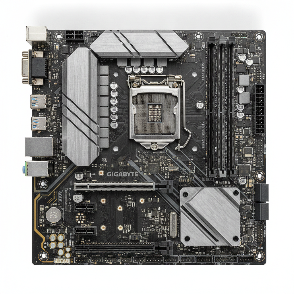 Материнська плата GIGABYTE B650M S2H (B650M S2H) (Socket AM5, AMD B650, Micro-ATX) — 24+8-контактне живлення для стабільності системи