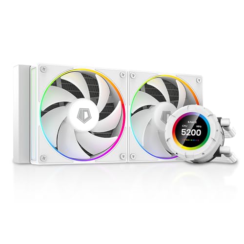 СВО ID-Cooling Space LCD SL240 White (SL240 WHITE) — Радіатор 240 мм для ефективного охолодження