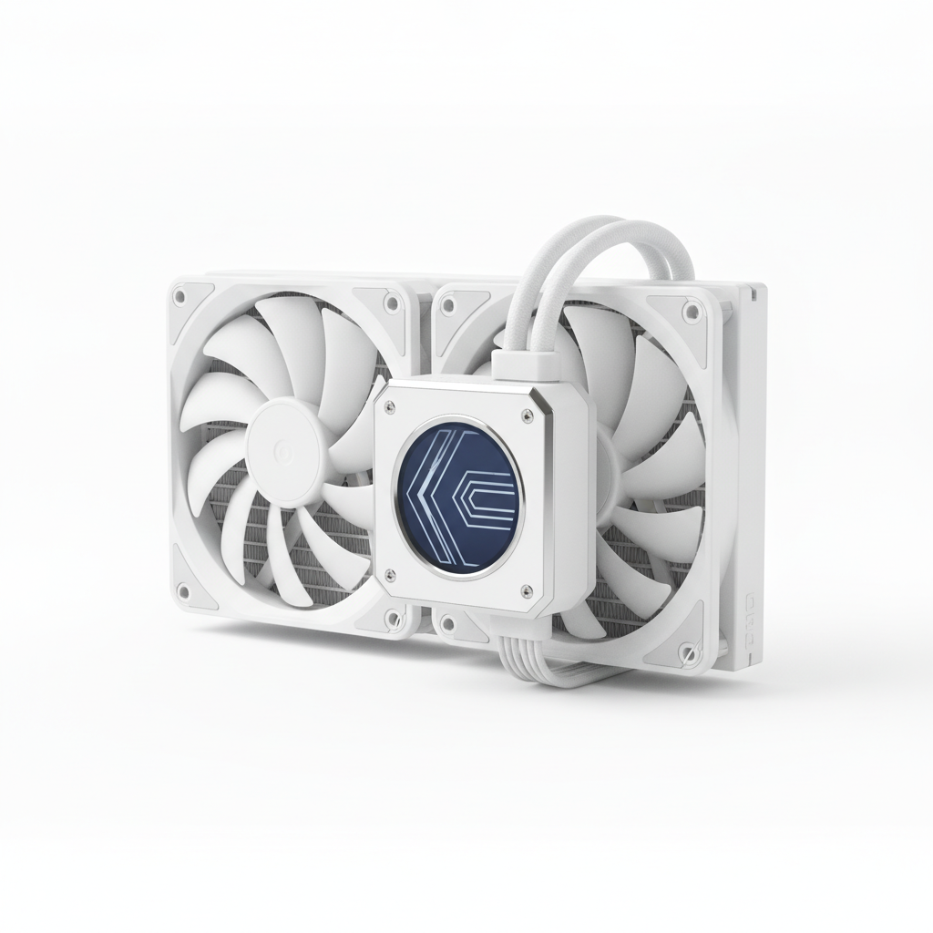 СВО ID-Cooling Space LCD SL240 White (SL240 WHITE)