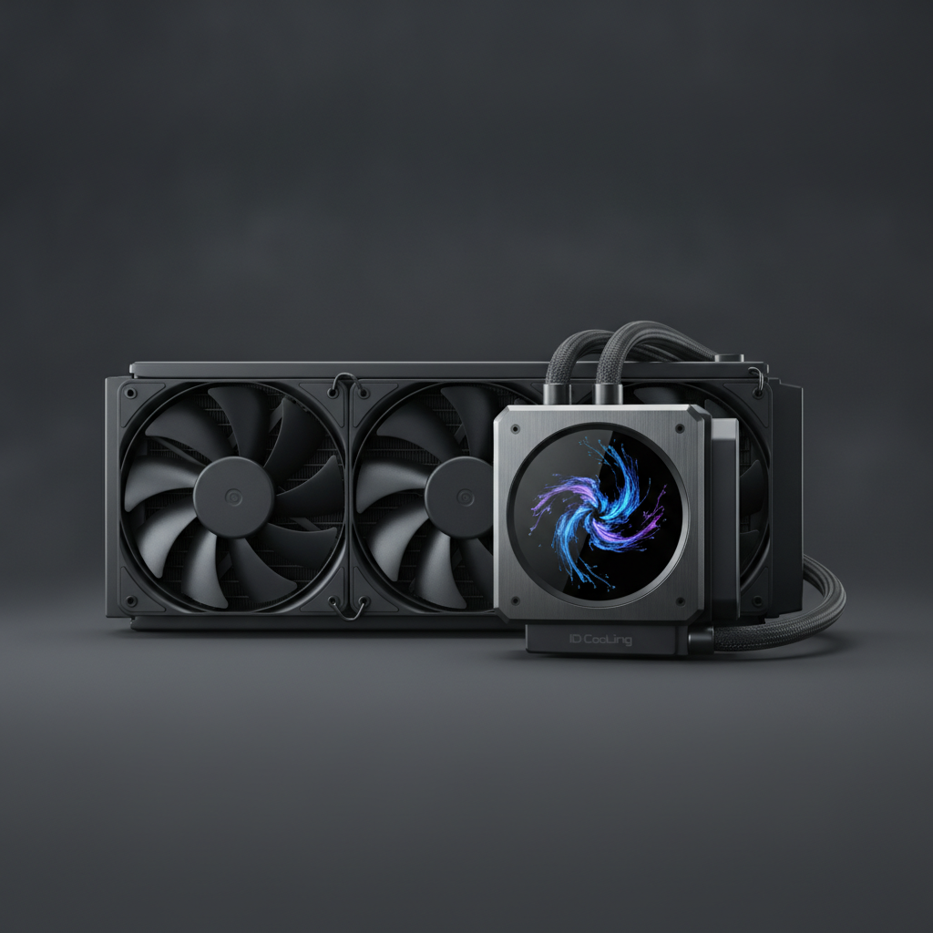 СВО ID-Cooling Space LCD SL360 (SL360) — 4-pin разъем для подключения вентилятора