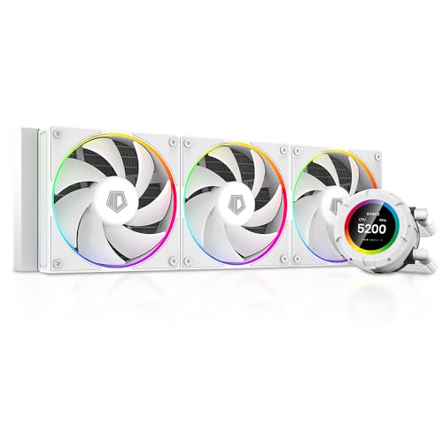 СВО ID-Cooling Space LCD SL360 White (SL360 WHITE) — Радиатор 360 мм для эффективного охлаждения