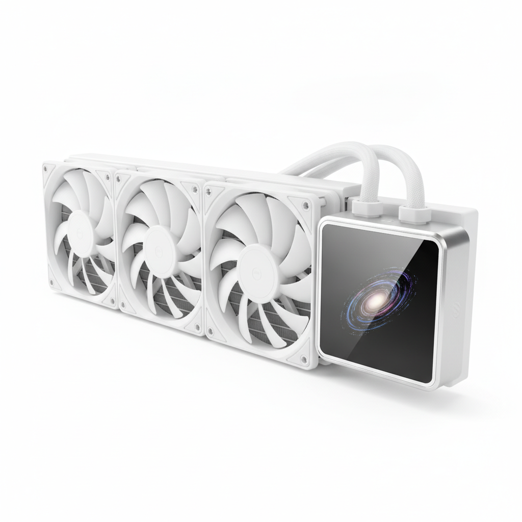 СВО ID-Cooling Space LCD SL360 White (SL360 WHITE)