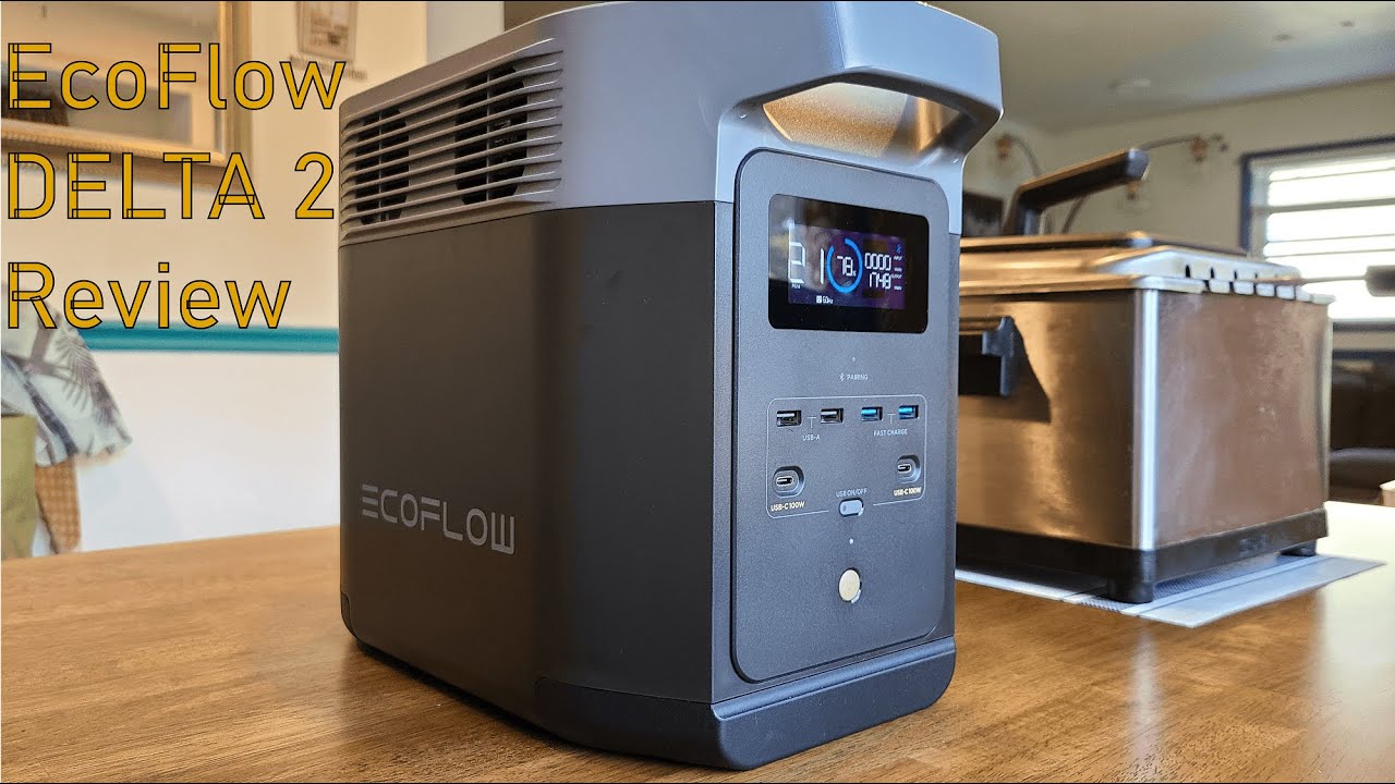 Зарядная станция EcoFlow DELTA 2 / 1800 Вт / 1024 Вт/ч / LiFePO4 (ZMR330-EU) UA — Номинальная мощность 1800 Вт для стабильной работы