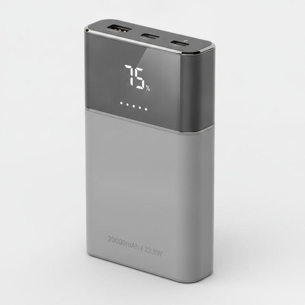 Павербанк ColorWay Gray 20 000 mAh / 22.5 Вт (CW-PB200LPH3GR-PDD) — Потужність зарядки 22.5 Вт для швидкості