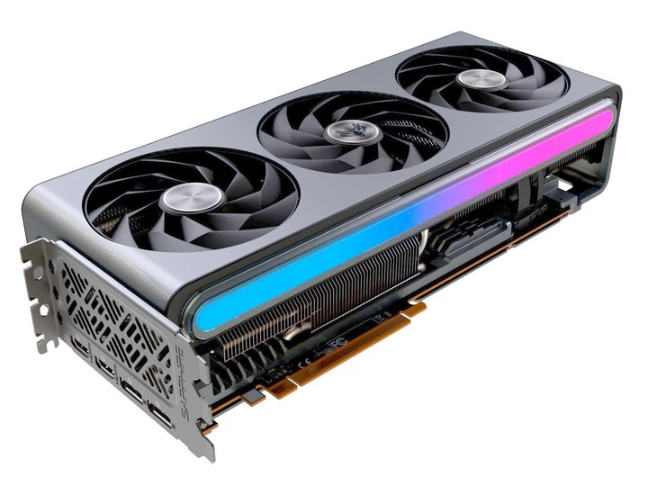Відеокарта Sapphire AMD Radeon RX 7900 XTX 24Gb Nitro+ GAMING OC VAPOR-X (11322-01-40G) (11322-99-90G) (GDDR6, 384 bit, PCI-E v4.0 x16) FR — GDDR6 пам’ять для швидкої обробки даних