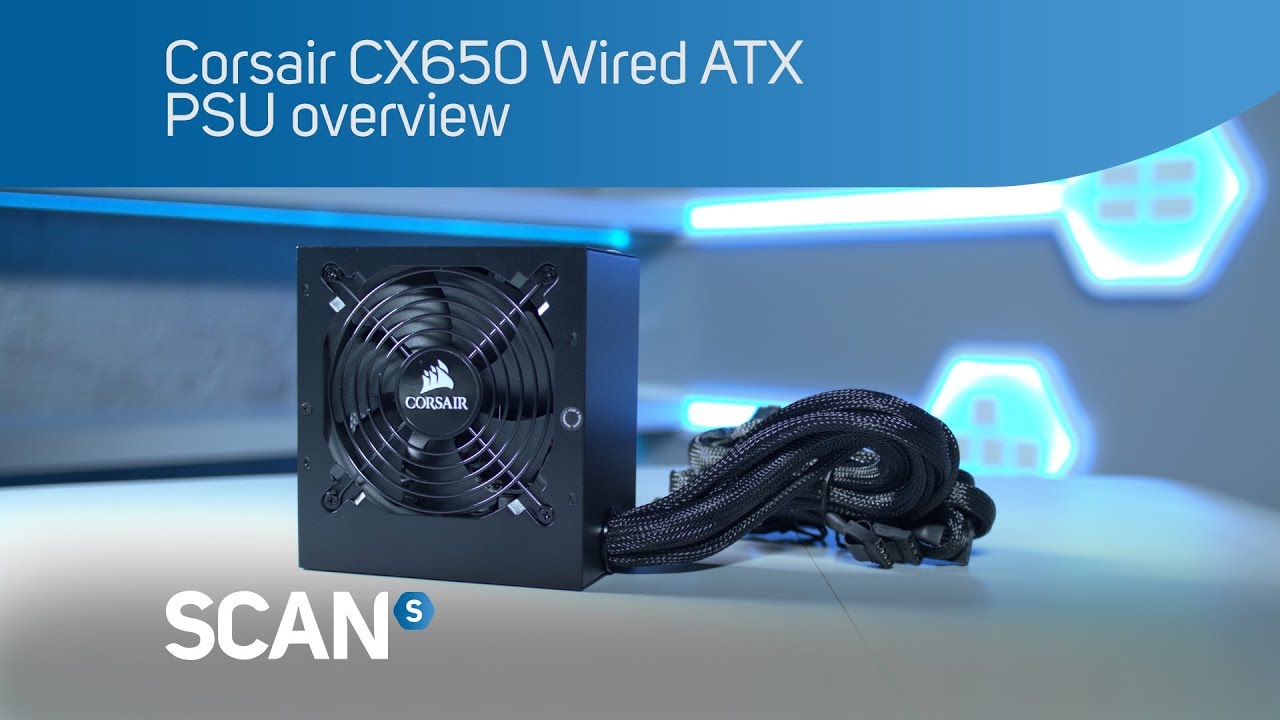 Блок питания Corsair CX650 650W (CP-9020278-EU) — Активное охлаждение для эффективного отвода тепла