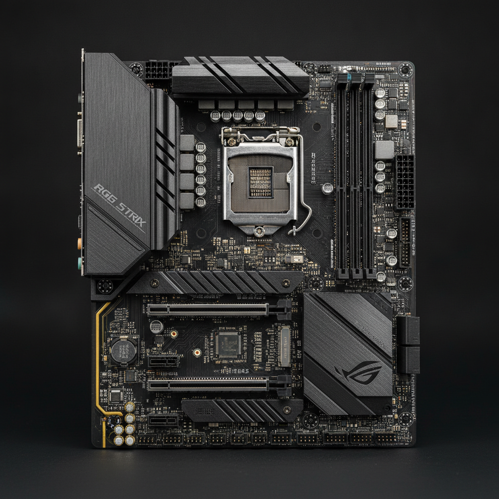 Материнская плата ASUS ROG STRIX B650E-F GAMING WIFI (ROG STRIX B650E-F GAMING WIFI) (Socket AM5, AMD B650, ATX) Б/у — Основные разъёмы питания 24+8+4 для стабильности системы